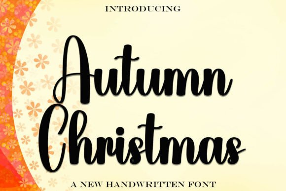 Autumn Christmas: A Handwritten Script Font for Web Designers