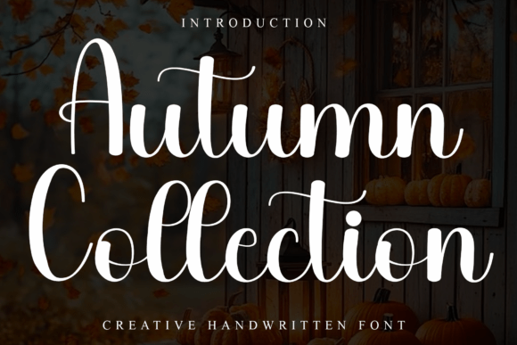 Autumn Collection: A Cozy, Creative Script Font for Crafters and Makers