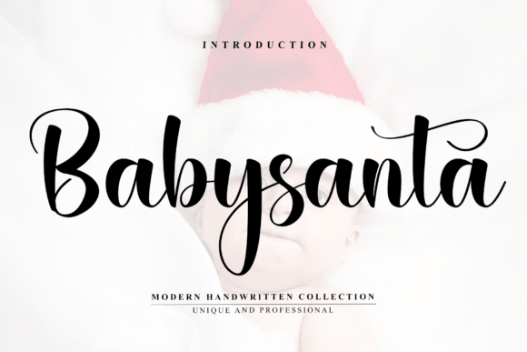 Babysanta: A Refined Script Font for Elegant Craft and Product Design