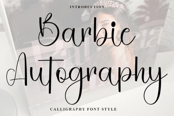 Barbie Autography: A Festive Script Font for Modern Web Design