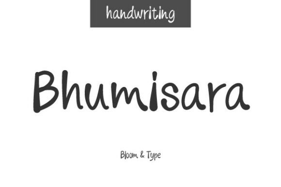 Bhumisara: A Handwritten Font That Brings Warmth and Clarity to Branding