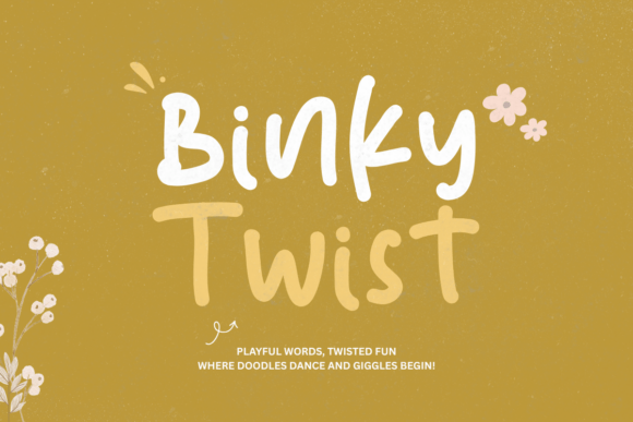 Binky Twist: A Playful Handwritten Font for Modern Web Design