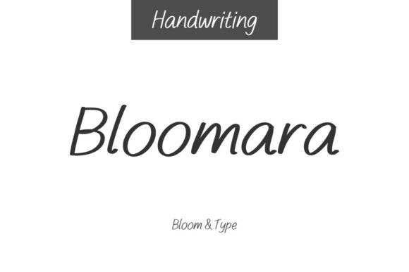 Bloomara: The Handwritten Font That Elevates Craft and Product Design