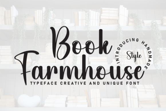 Book Farmhouse: A Script Font That Elevates Campaign Visuals with Artistic Flair