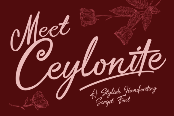 Ceylonite: A Stylish Script Font That Elevates Campaign Typography