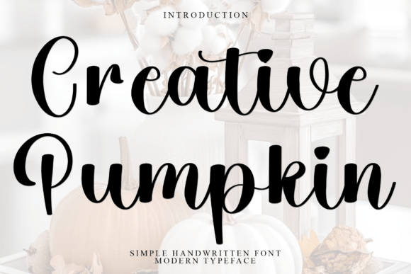 Creative Pumpkin: A Script Font That Elevates Campaign Visuals