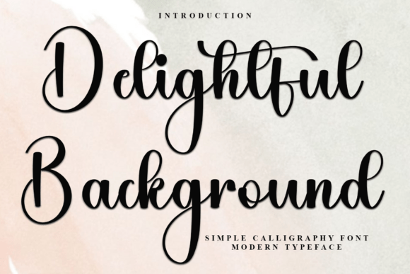 Delightful Background Font: A Web Designer’s Layout Test