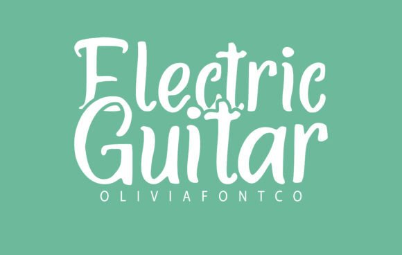 Electric Guitar Font: A Bold Typeface for Business Branding