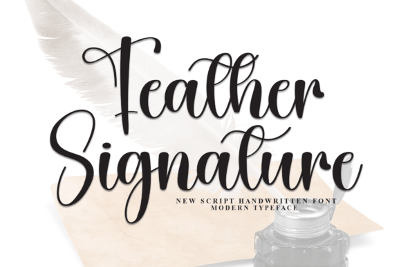Feather Signature Font: Elevating Handmade Labels