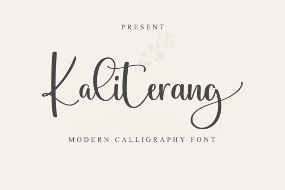 Kaliterang: A Modern Calligraphy Font for Brand-Centric Campaigns