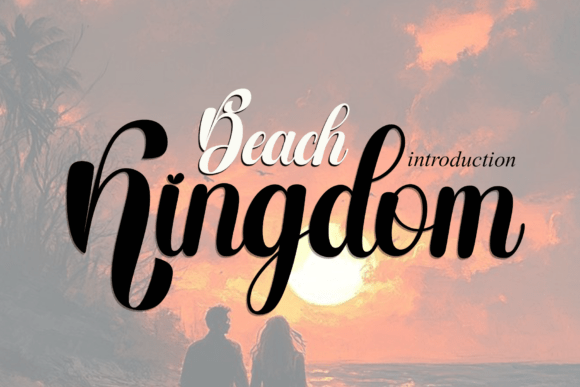 Kingdom Beach: A Stylish Handwritten Font for Modern Web Design Projects