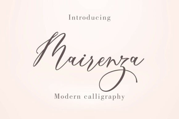 Mairenza Font: Elevating Small Business Branding