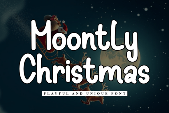 Moontly Christmas: A Handwritten Font for Warm, Approachable Branding