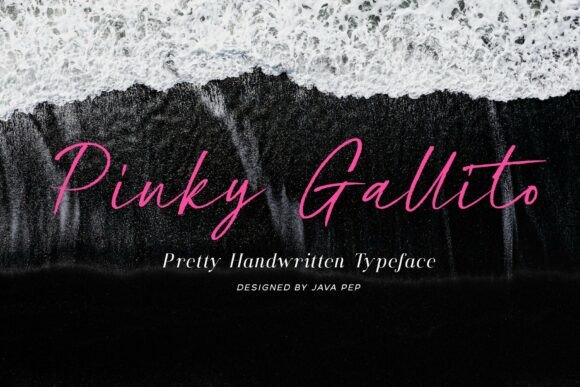 Pinky Gallito: A Handwritten Typeface That Elevates Small Business Branding