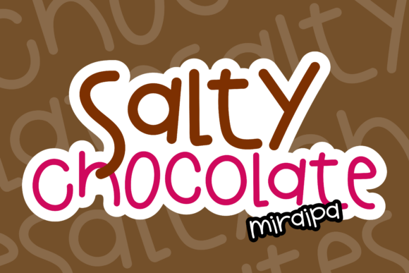 Salty Chocolate Font Review: A Handwritten Sans-Serif for Playful Branding