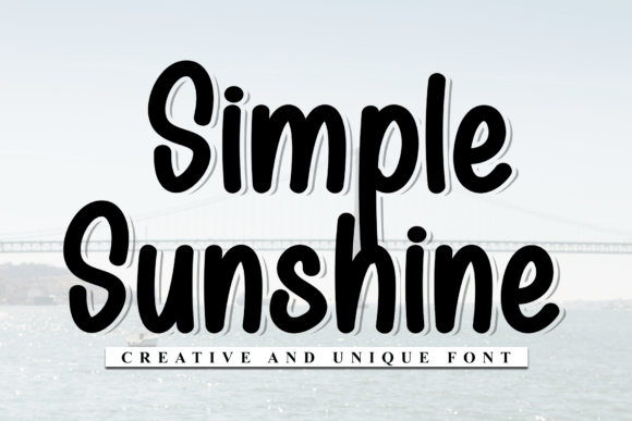 Simple Sunshine: A Clean Script Font for Modern Web Design Projects