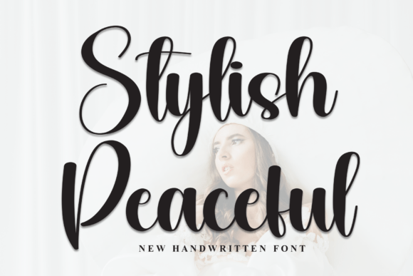 Stylish Peaceful Font for Handmade Products