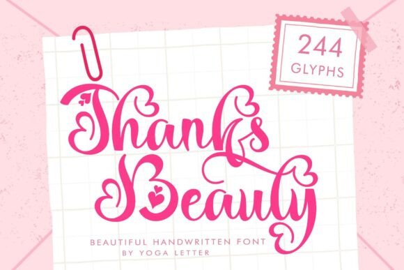 Thanks Beauty: How a Handwritten Font Became My Secret Weapon for Campaign Visuals